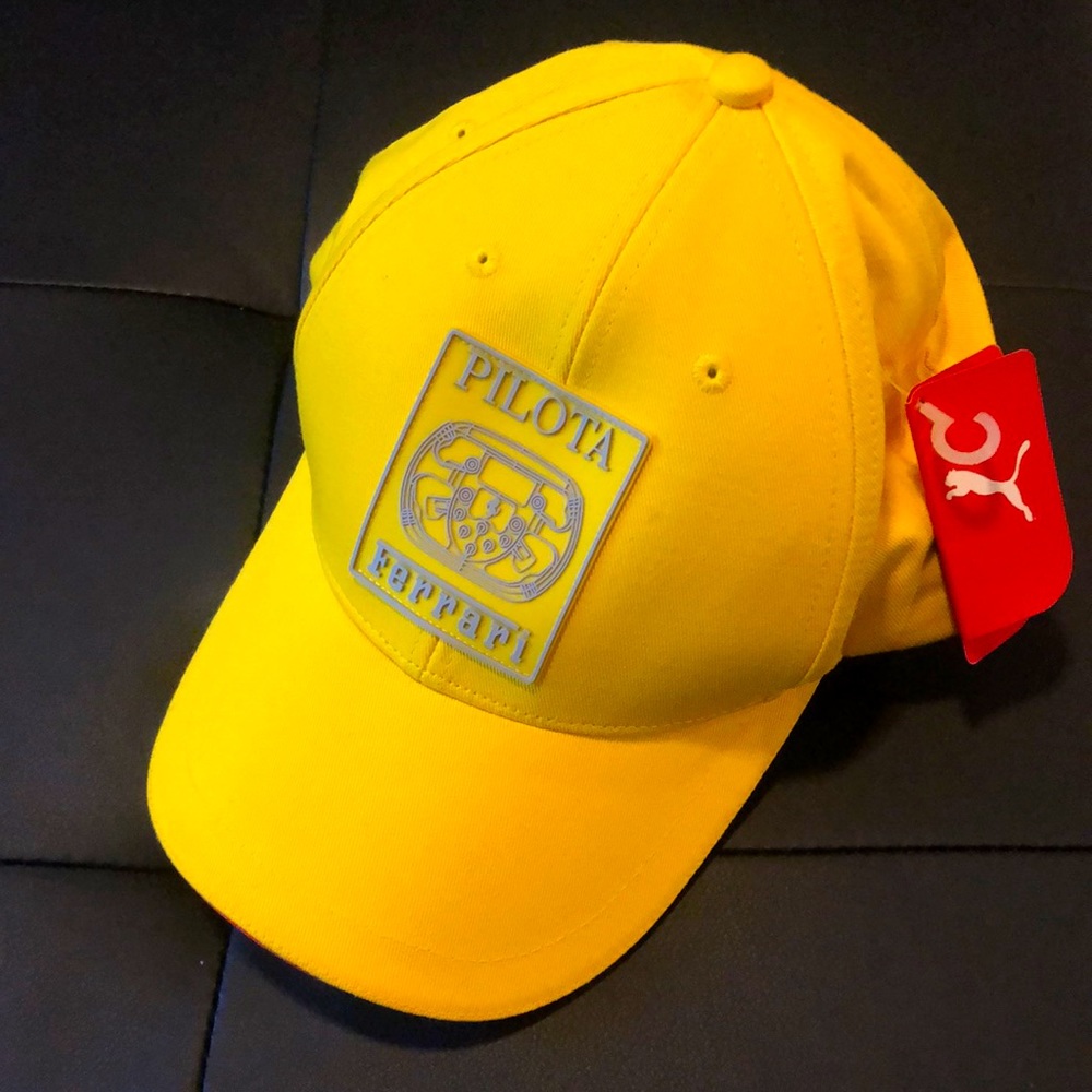 Hat Puma “pilota Ferrari” Line, yellow, new